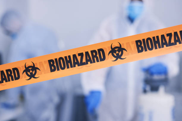 Professional Biohazard Cleanup technician working in Salem, OH